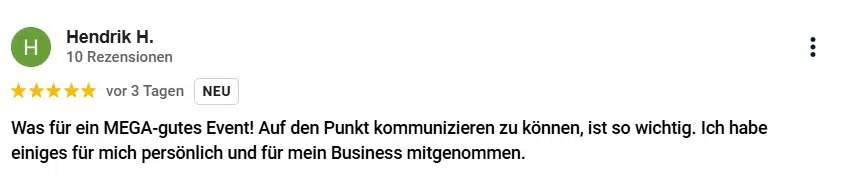 Rezension Hendrik H.